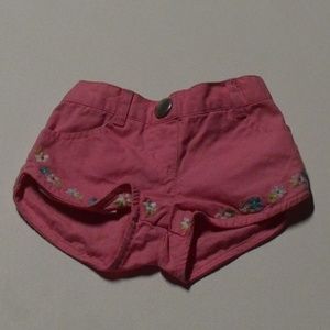 Gymboree Pink Shorts with Flower Design